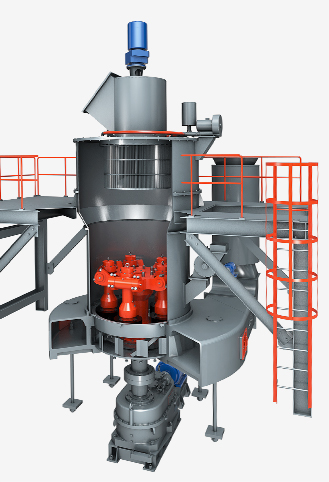 HC大型碳酸鈣用雷蒙超細磨生產線 HC擺式磨粉機主機結構